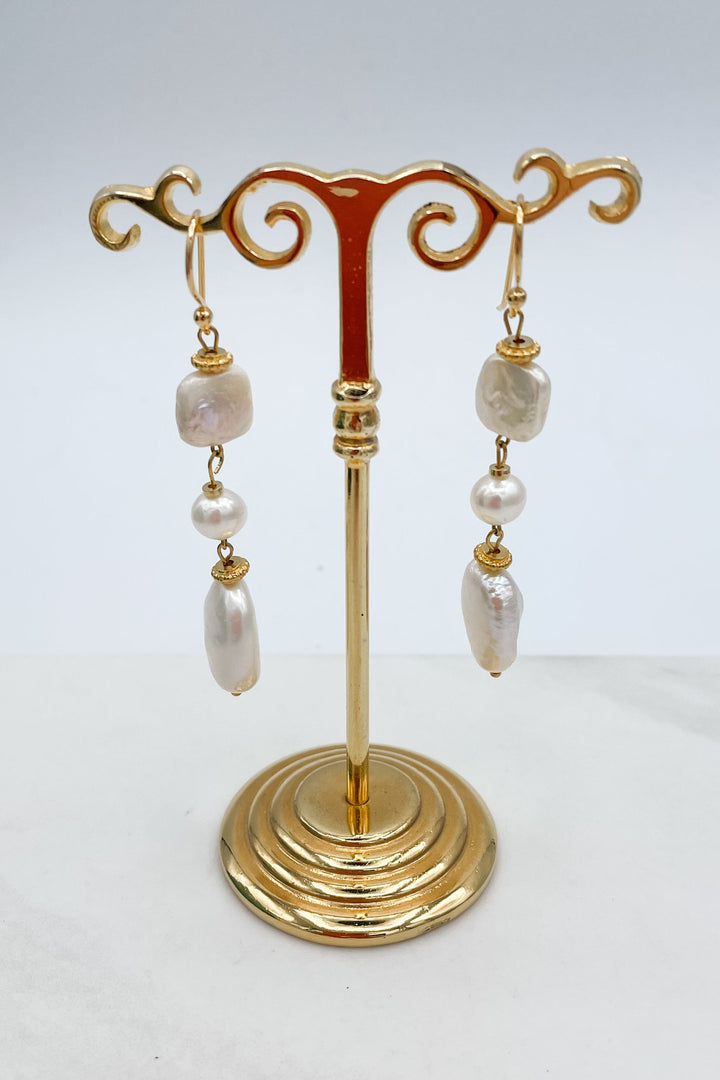 Akia Freshwater Pearl Earrings