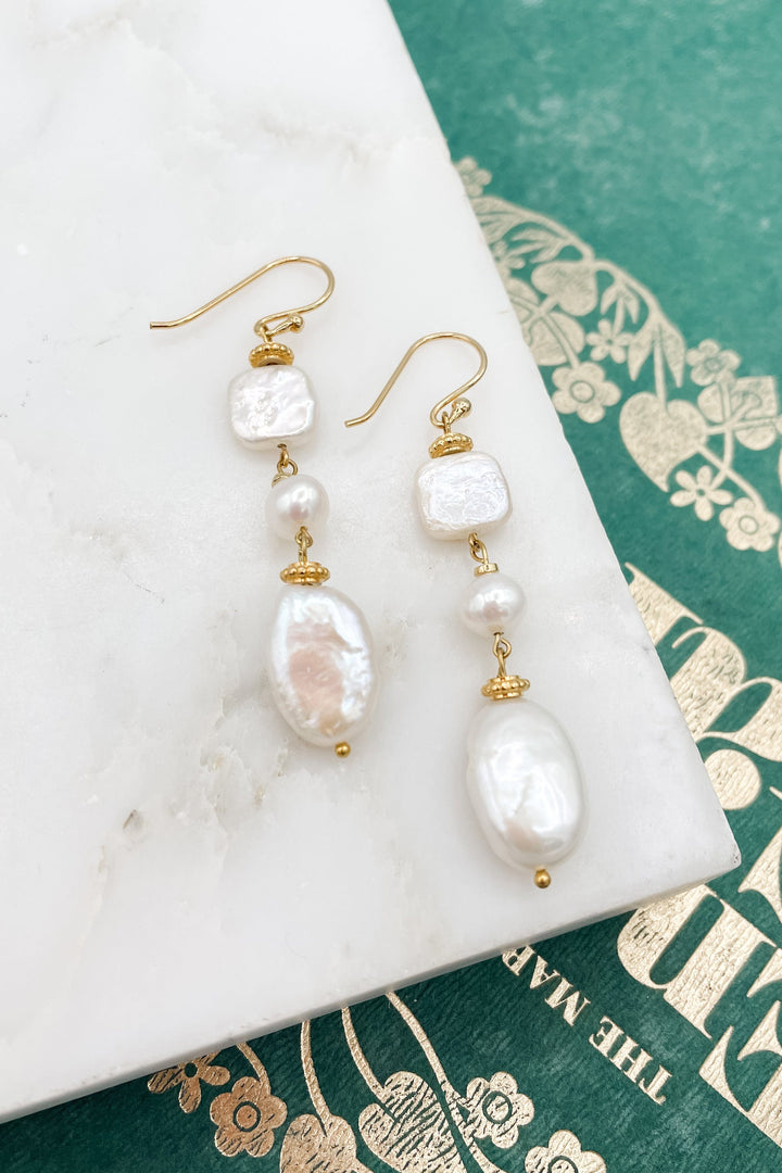 Akia Freshwater Pearl Earrings