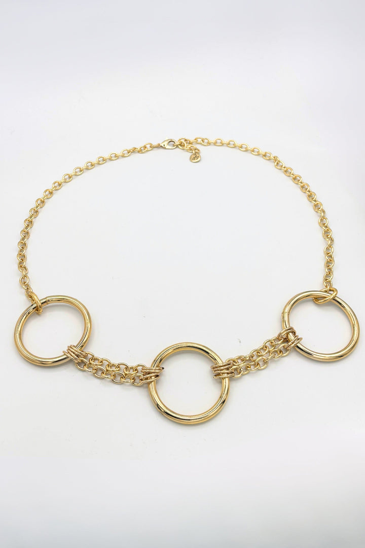 Anaisa 3 Ring Golden Chain Belt