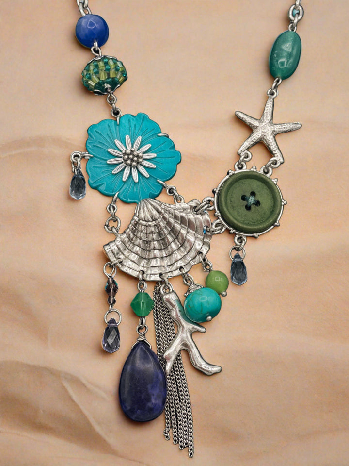 Aquatic Treasures Charm Chain Necklace