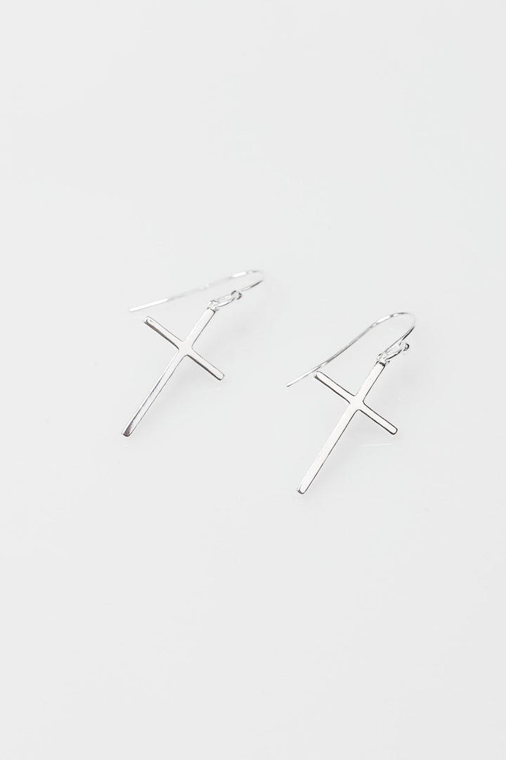 Cross Dangle Earrings