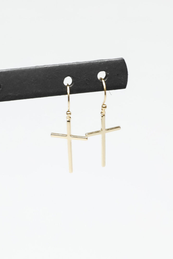 Cross Dangle Earrings