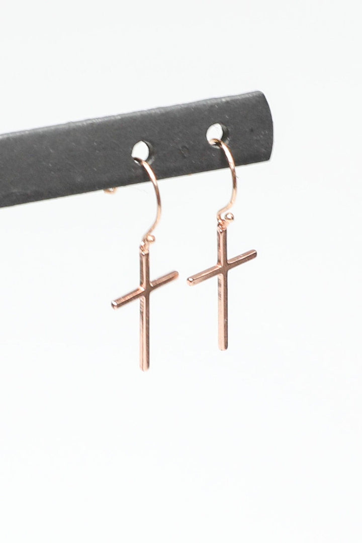 Cross Dangle Earrings