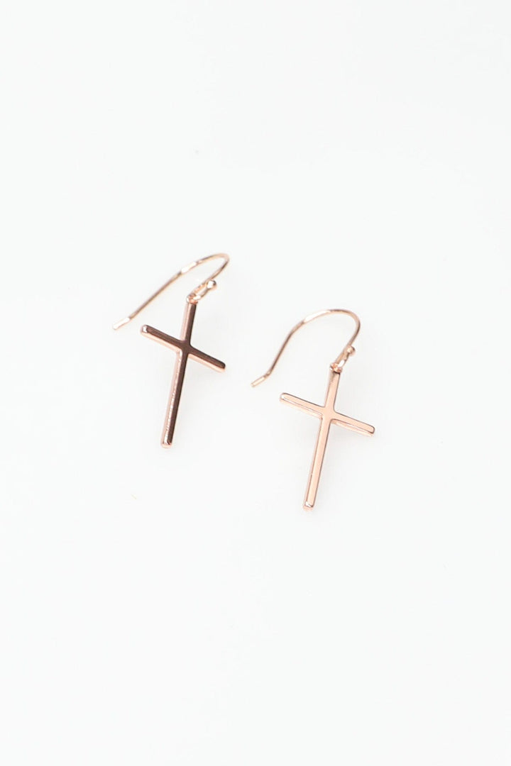 Cross Dangle Earrings