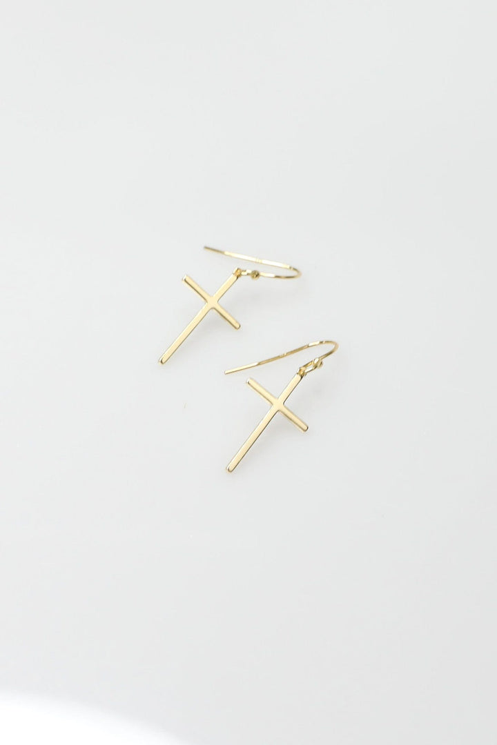 Cross Dangle Earrings