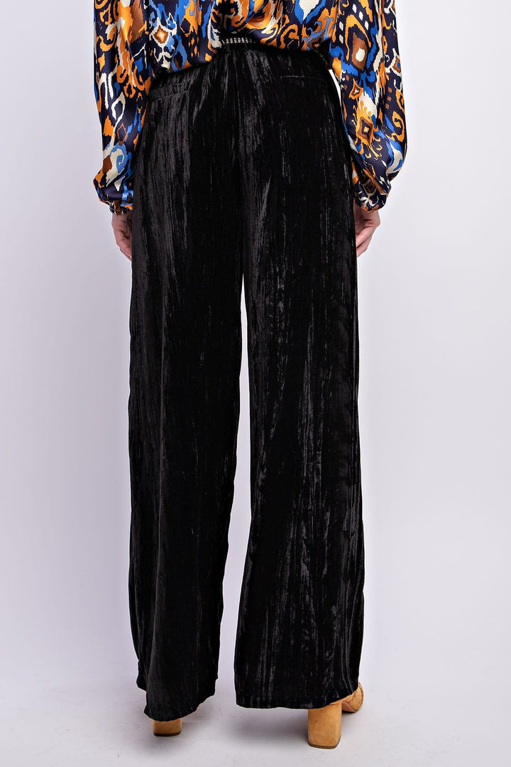 Easel Ice Velvet Wide Pants