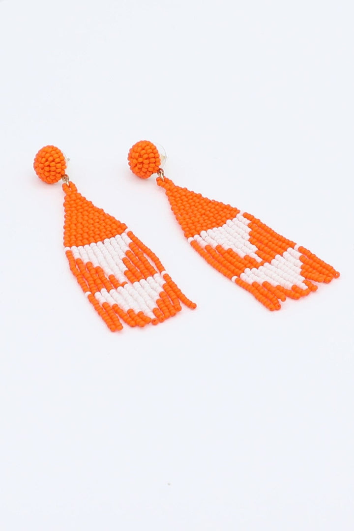 Game Day Beaded Earrings