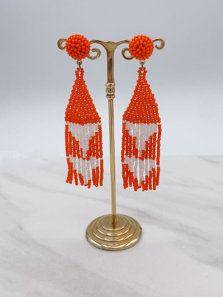 Game Day Beaded Earrings