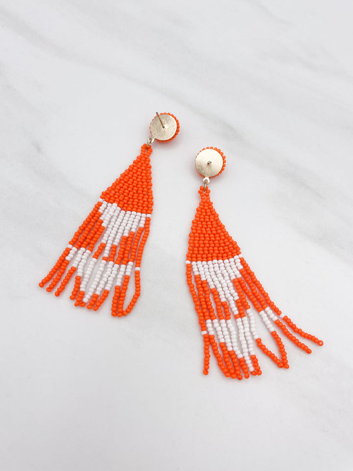 Game Day Beaded Earrings