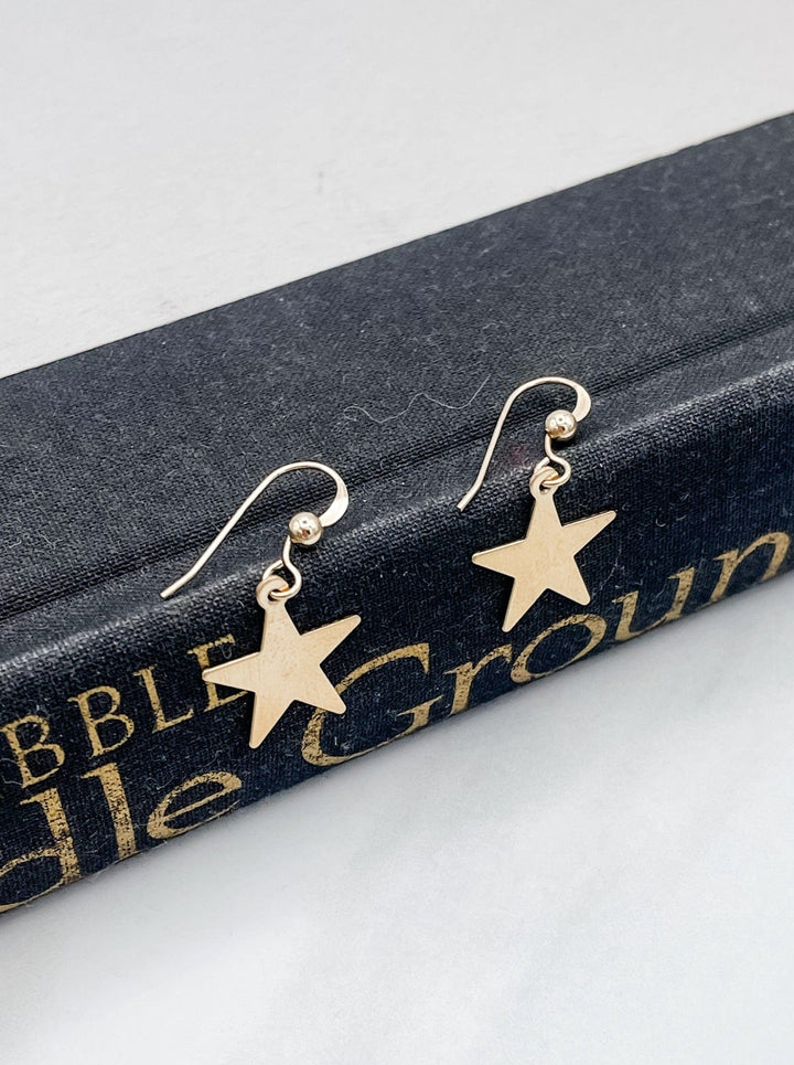 Gold Filled Star Earrings