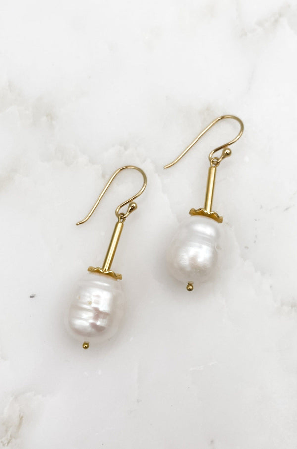 Irie Freshwater Pearl Dangle Earrings