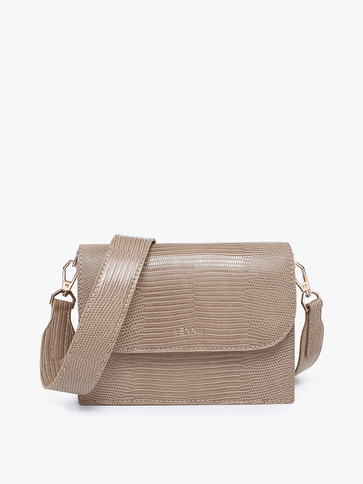 Jen & Co Crocodile Embossed Crossbody