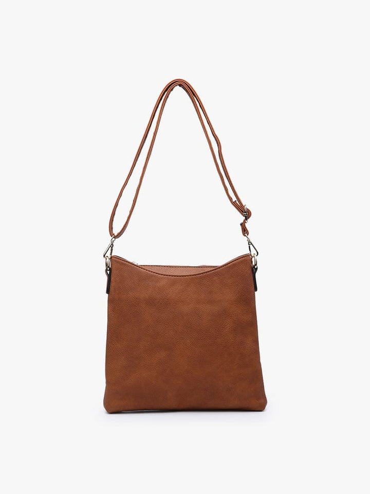 Jen & Co Emma Compartment Crossbody with Snap Closure