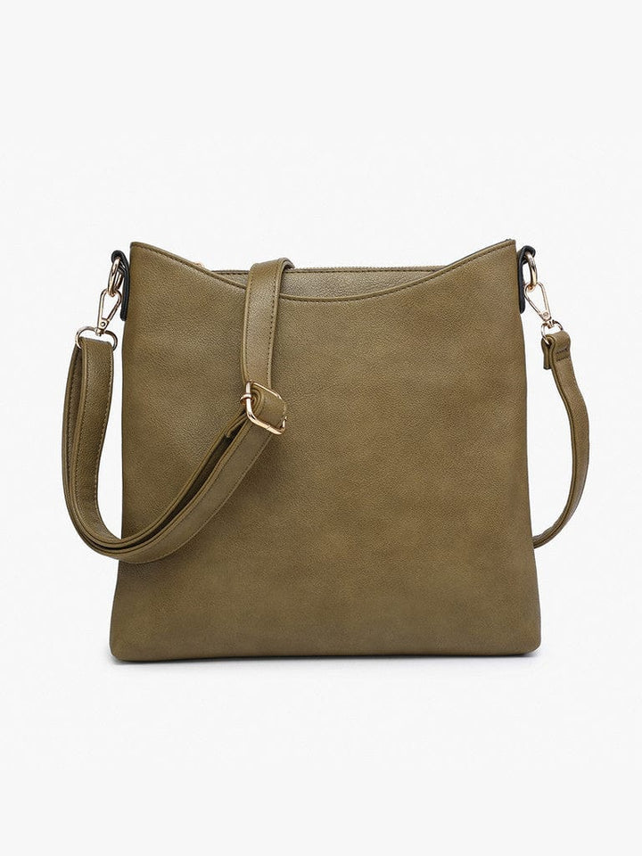 Jen & Co Emma Compartment Crossbody with Snap Closure