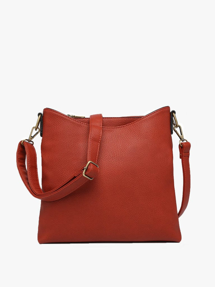 Jen & Co Emma Compartment Crossbody with Snap Closure