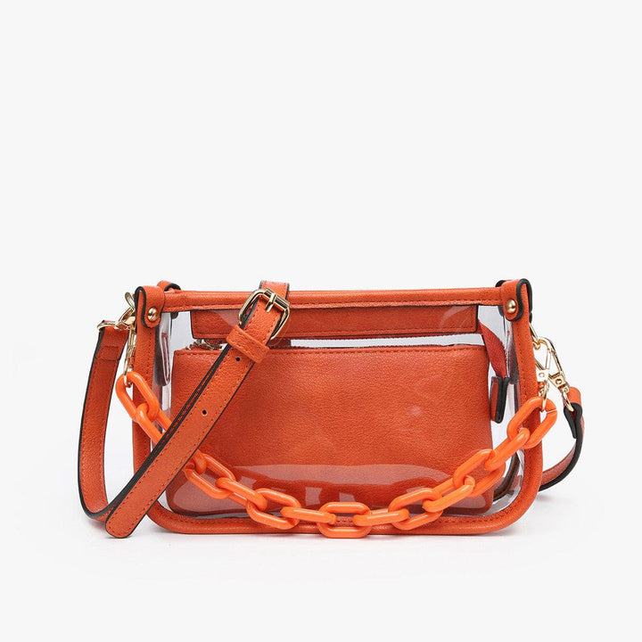 Jen & Co Jessica Clear Crossbody Handbag