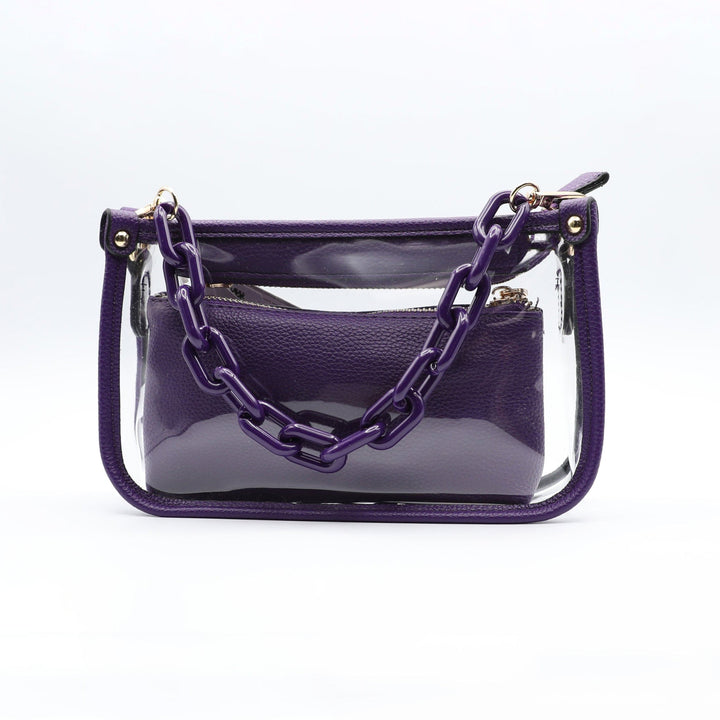 Jen & Co Jessica Clear Crossbody Handbag