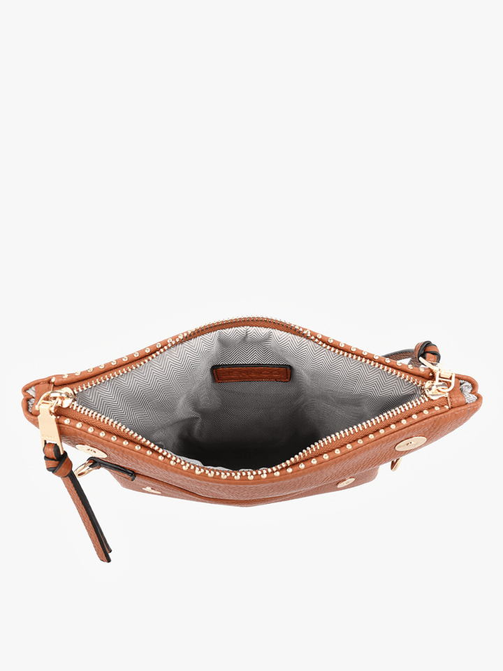 Jen & Co Julie Studded Detail Chain Strap Crossbody