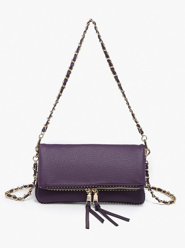 Jen & Co Julie Studded Detail Chain Strap Crossbody