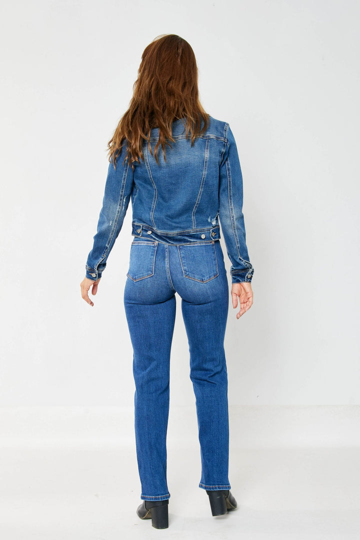 Judy Blue High Waist Button-Fly Dad Jean