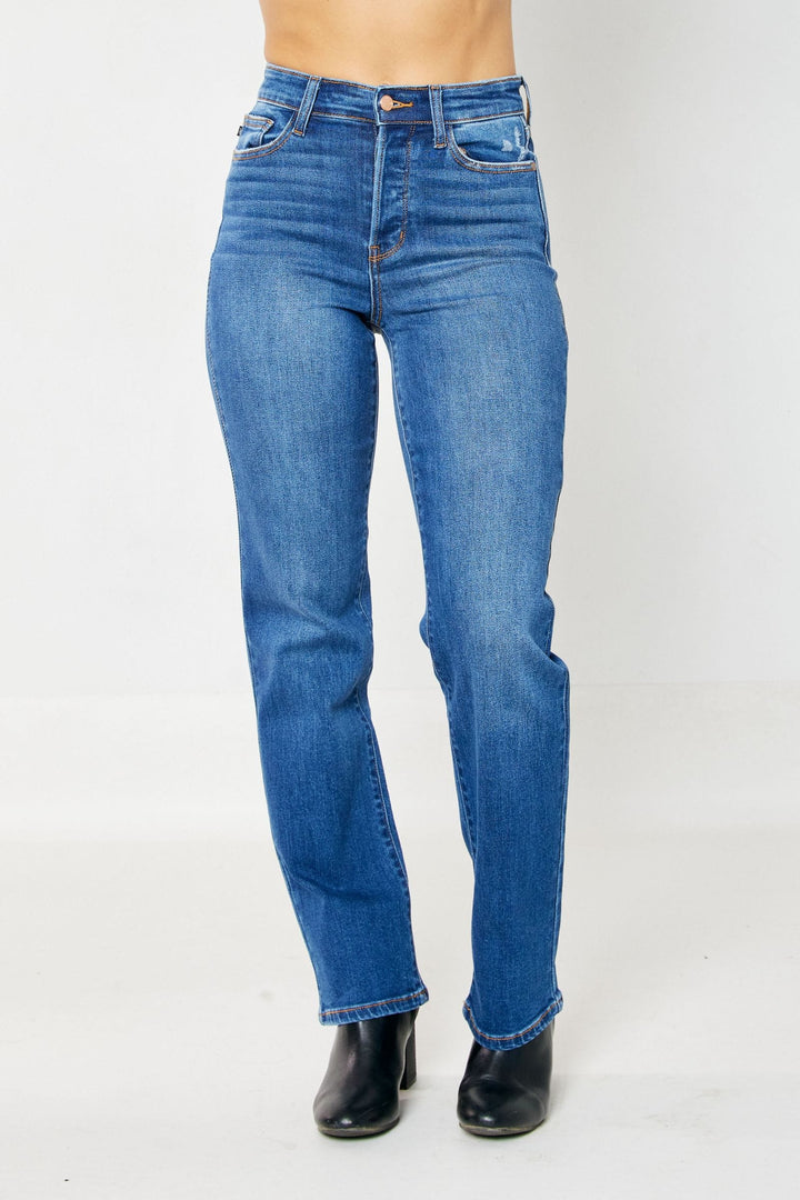 Judy Blue High Waist Button-Fly Dad Jean