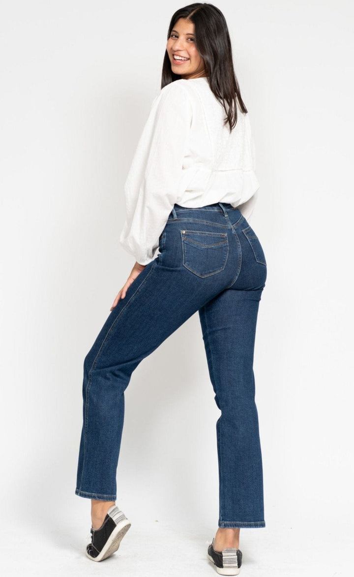 Judy Blue High Waist Tummy Control Classic Straight Fit Jeans