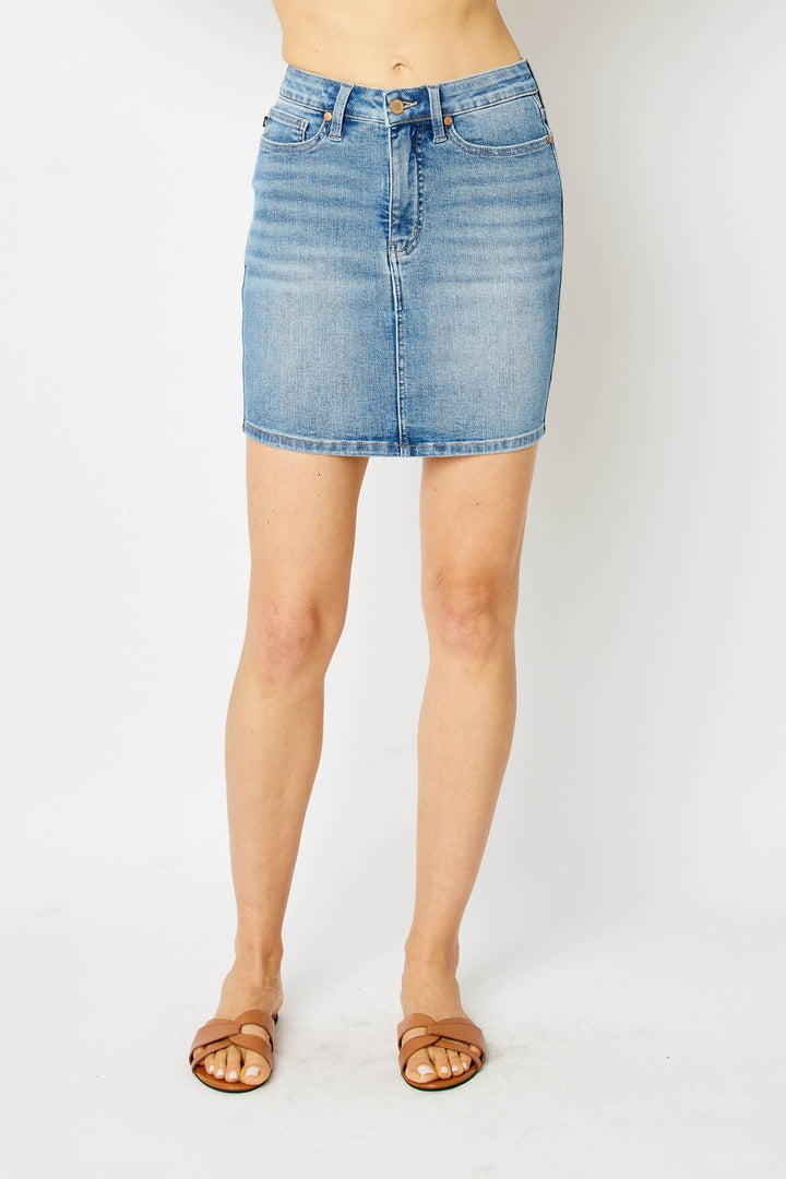 Judy Blue High Waist Tummy Control Skirt