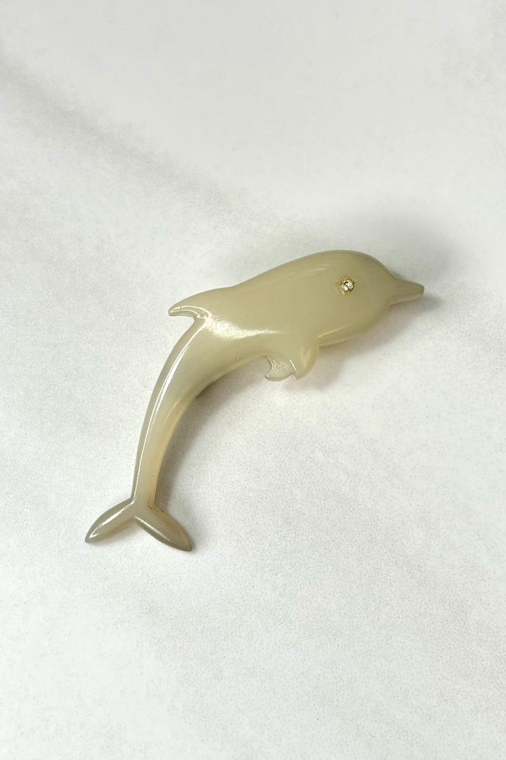 Retro Buch + Deichmann Dolphin Pin Brooch