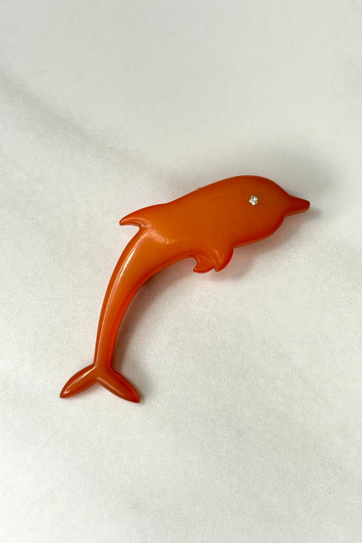 Retro Buch + Deichmann Dolphin Pin Brooch