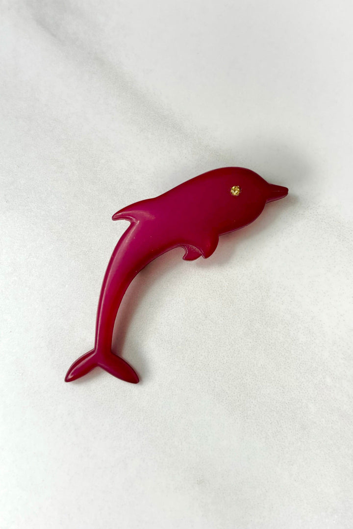 Retro Buch + Deichmann Dolphin Pin Brooch