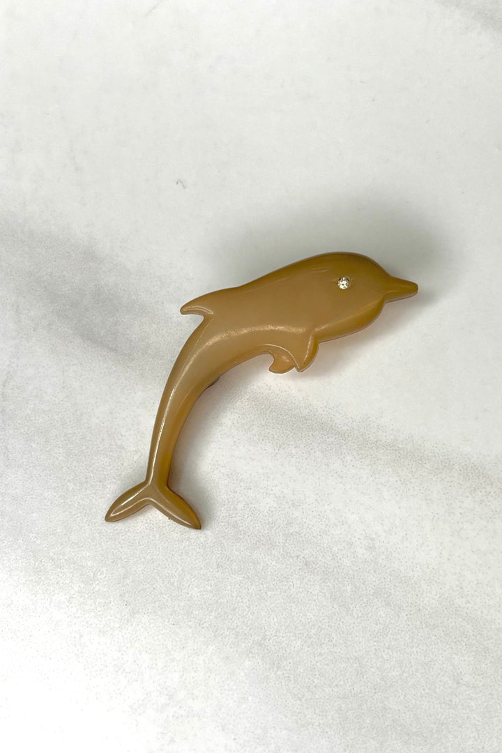 Retro Buch + Deichmann Dolphin Pin Brooch