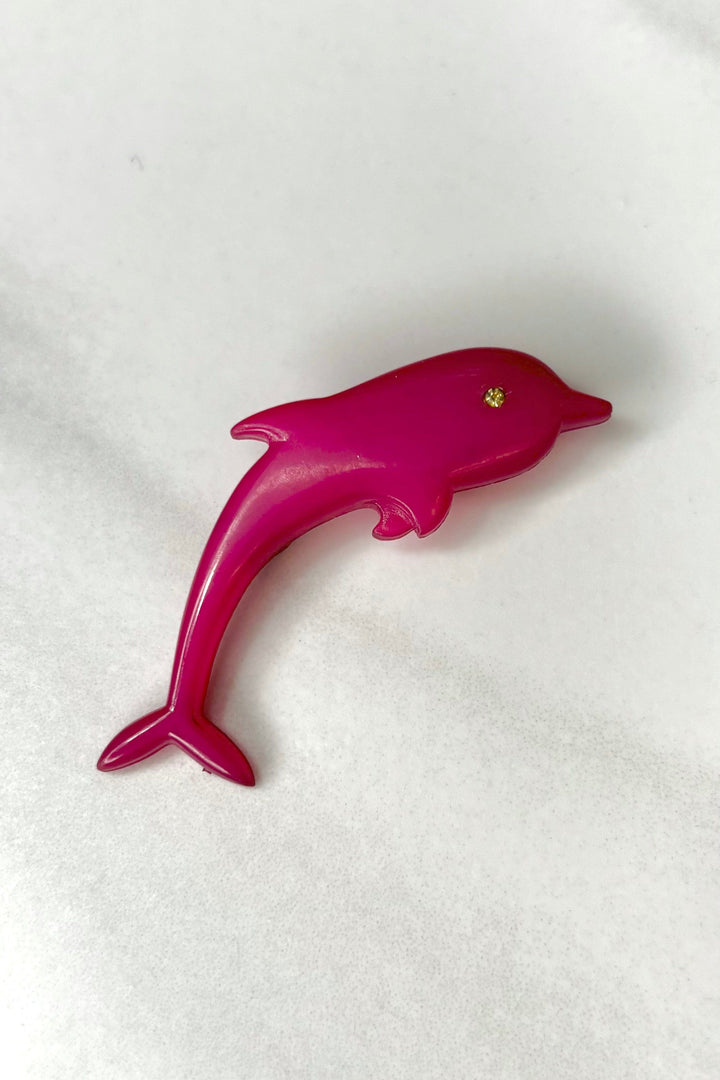 Retro Buch + Deichmann Dolphin Pin Brooch