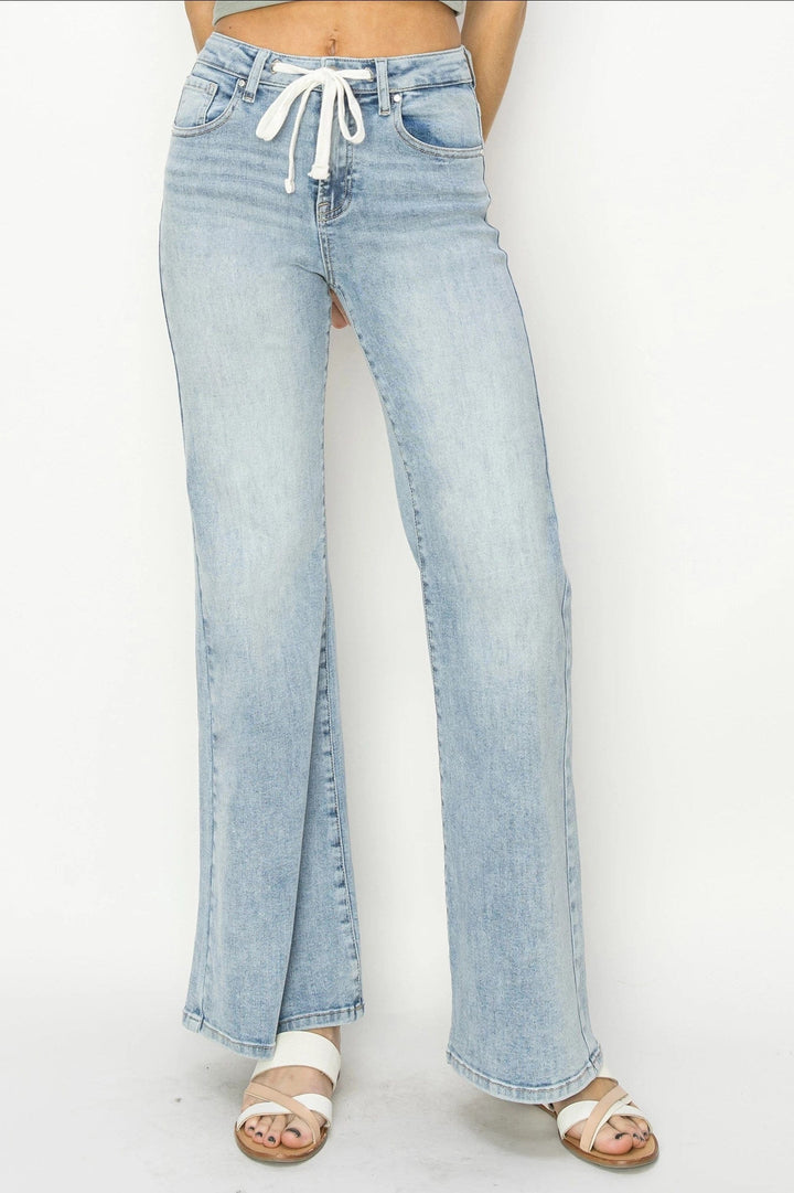 Risen Jeans High Rise Wide Relaxed Jeans