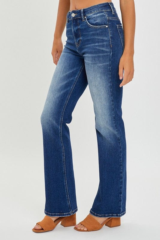 Risen Mid Rise Relaxed Bootcut Jeans