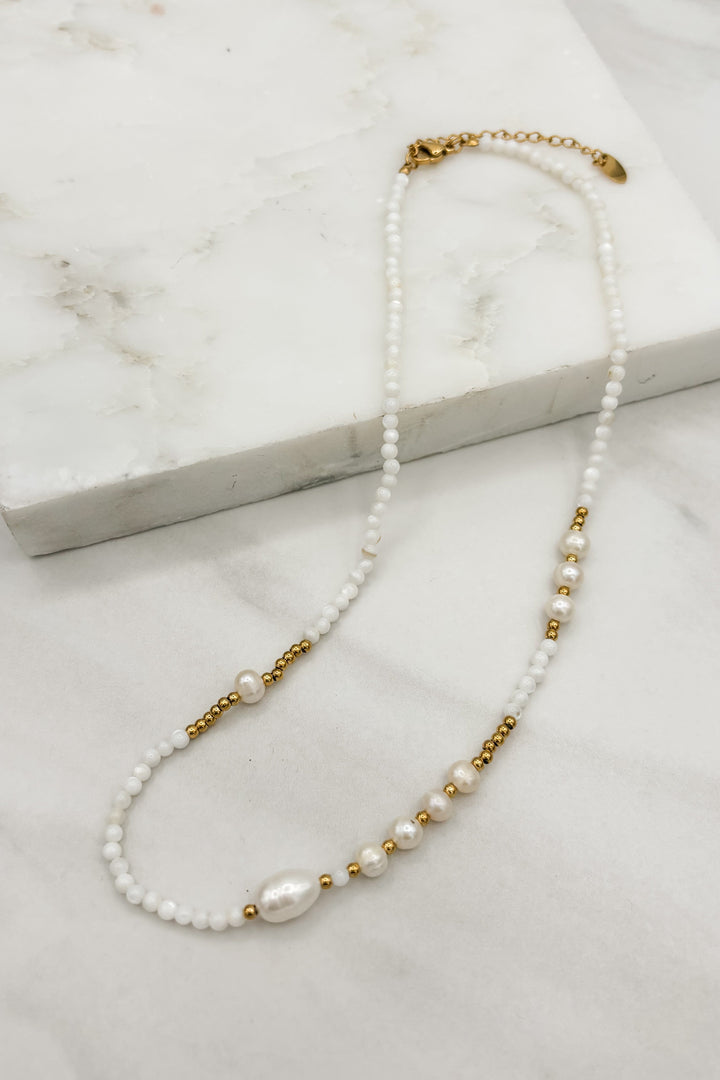 Romanticize Your Life Dainty Pearl Necklace