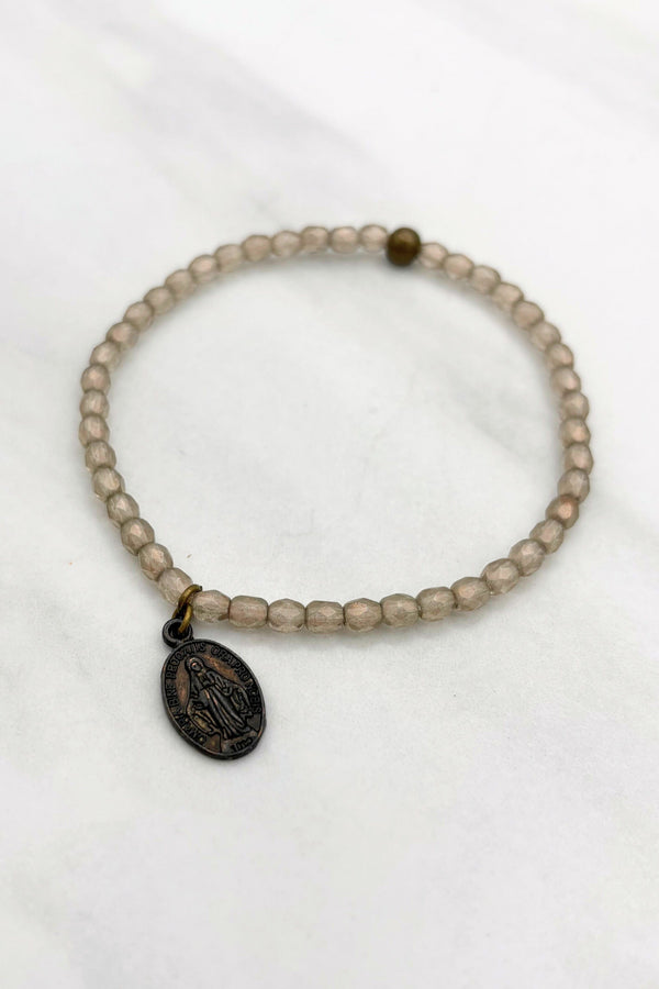 Rustic Heaven Thin Beaded Bracelet