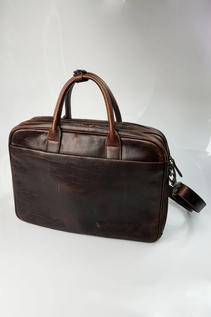 Safi Genuine Leather Laptop Business Briefcase Work Bag