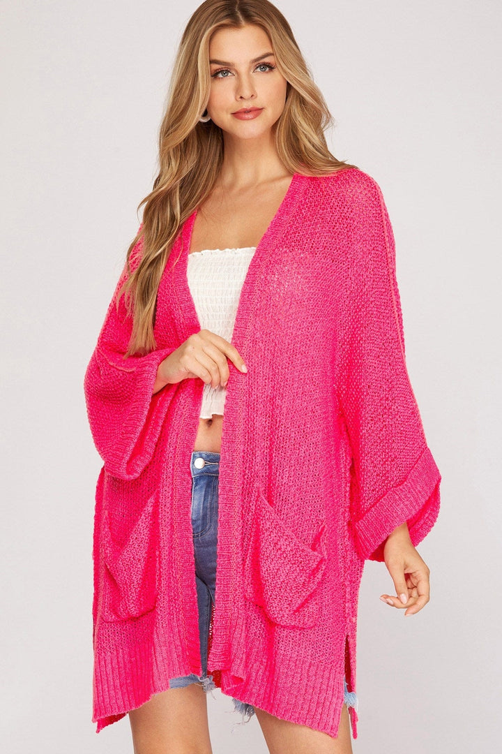 She + Sky Oversized Knit Cardigan