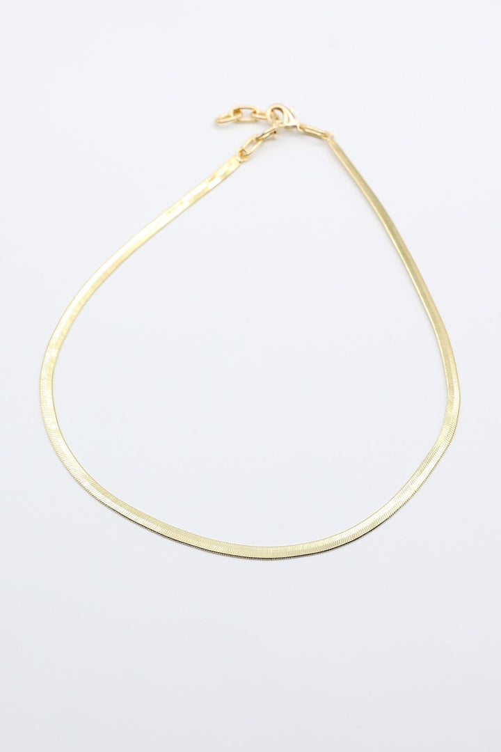 Snake Chain Single Strand Necklace