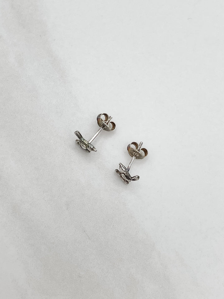 Sterling Silver Bird on a Branch Studs