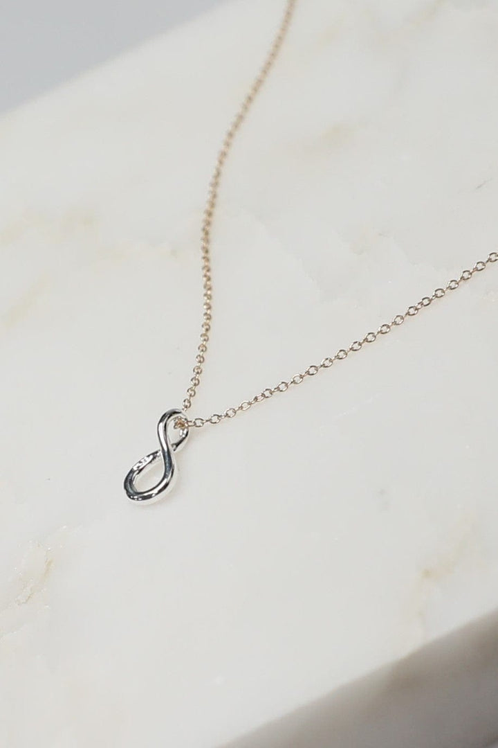 Sterling Silver Necklace with Infinity Charm