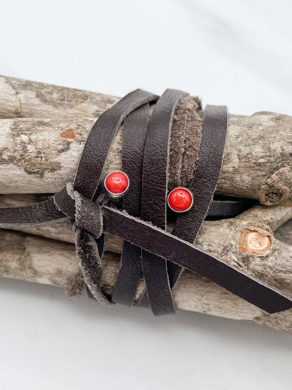 Sterling Silver Stud Earring with 5mm Stone