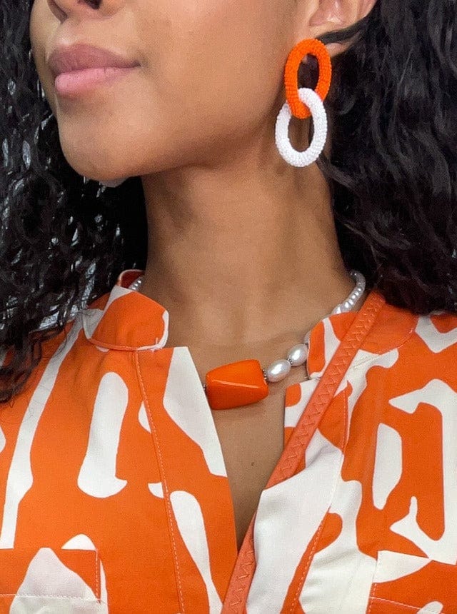 Sylvie Gabrielli Satin Clementine Collar