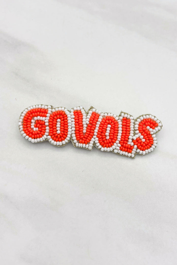 Tennessee Vols Beaded Felt Back Brooches