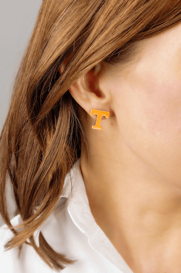 Tennessee Volunteers Enamel Stud Earrings