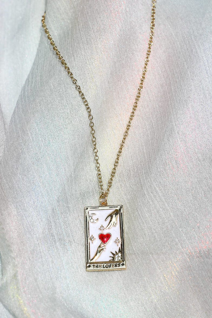 The Lover Tarot Card Necklace