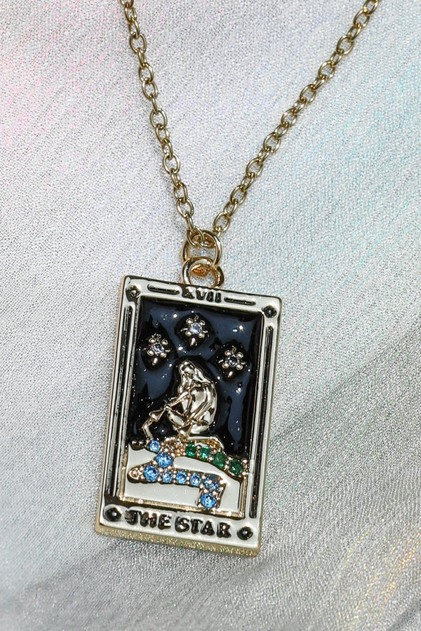 The Star Tarot Card Necklace