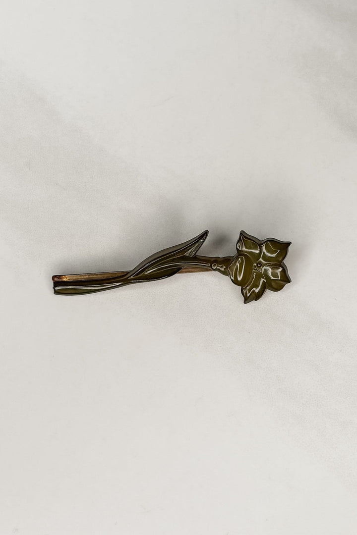 Vintage Buch and Deichmann Flower Hair Bobby Pin