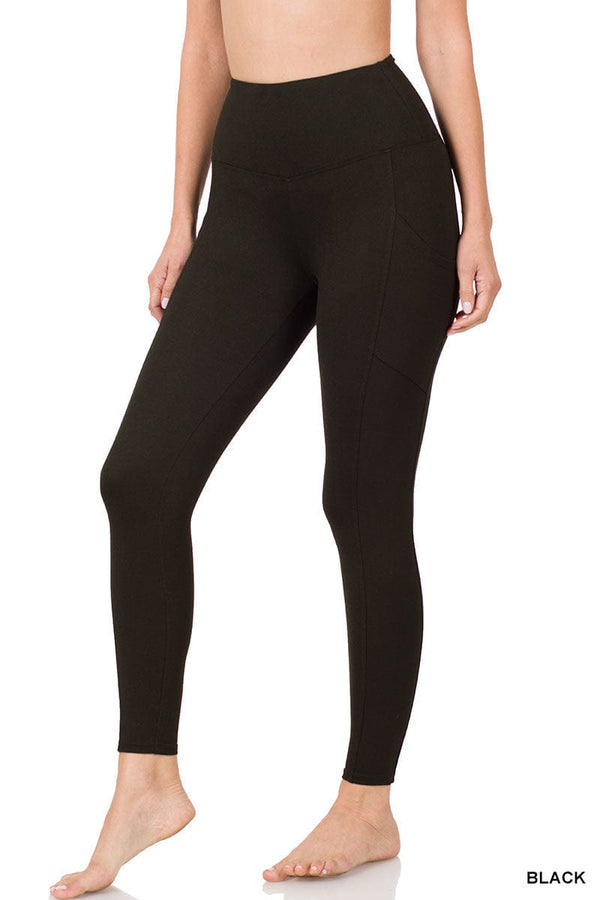 Zenana Brushed Microfiber Full Length Leggings