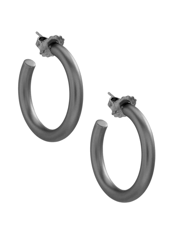 Zenzii Small Brass Based C-Hoop Earring